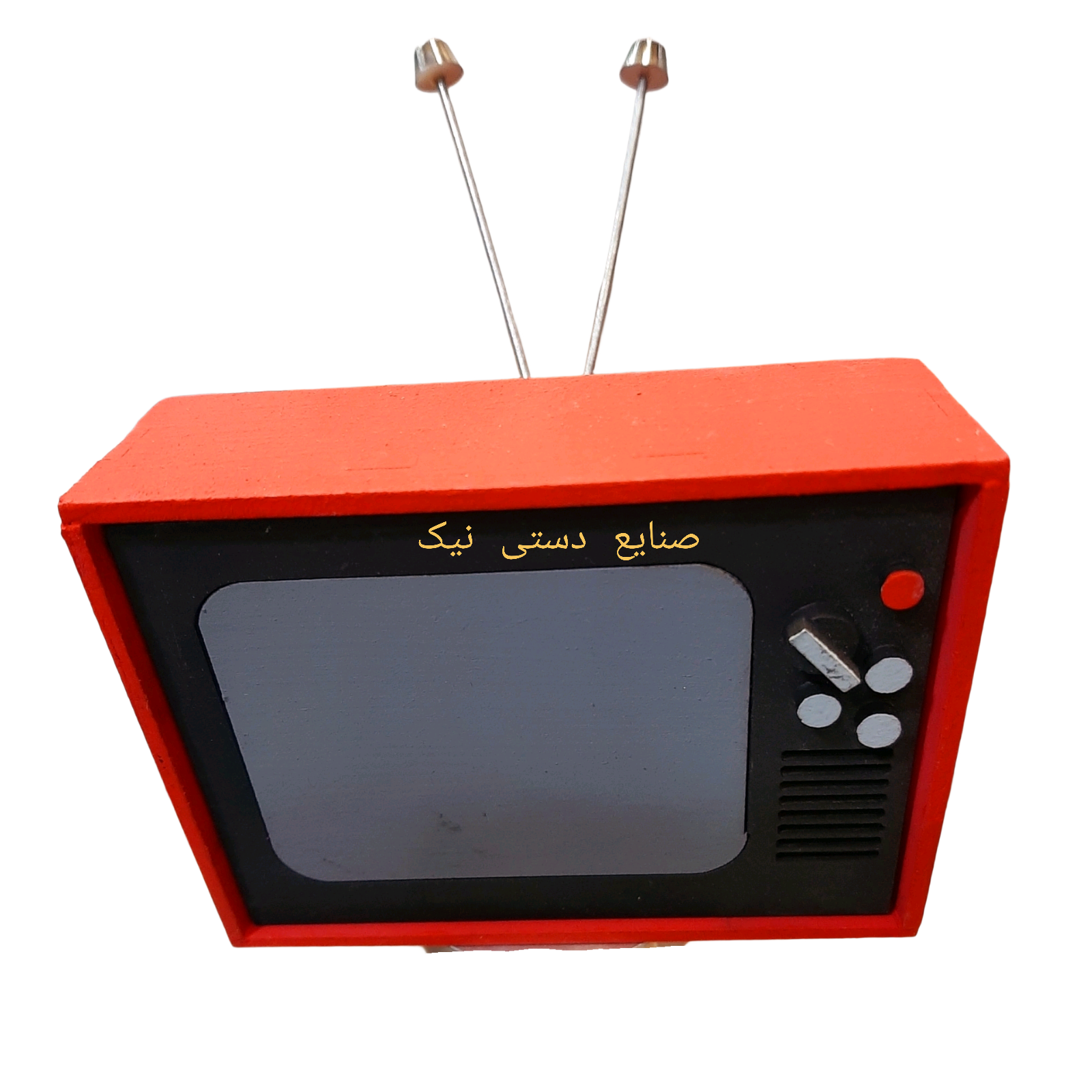 ماکت تلویزیون قدیمی دکوری / تلویزیون دکوری / تلویزیون مینی / ماکت تلویزیون دست ساز / تلویزیون پارس قدیمی دکوری