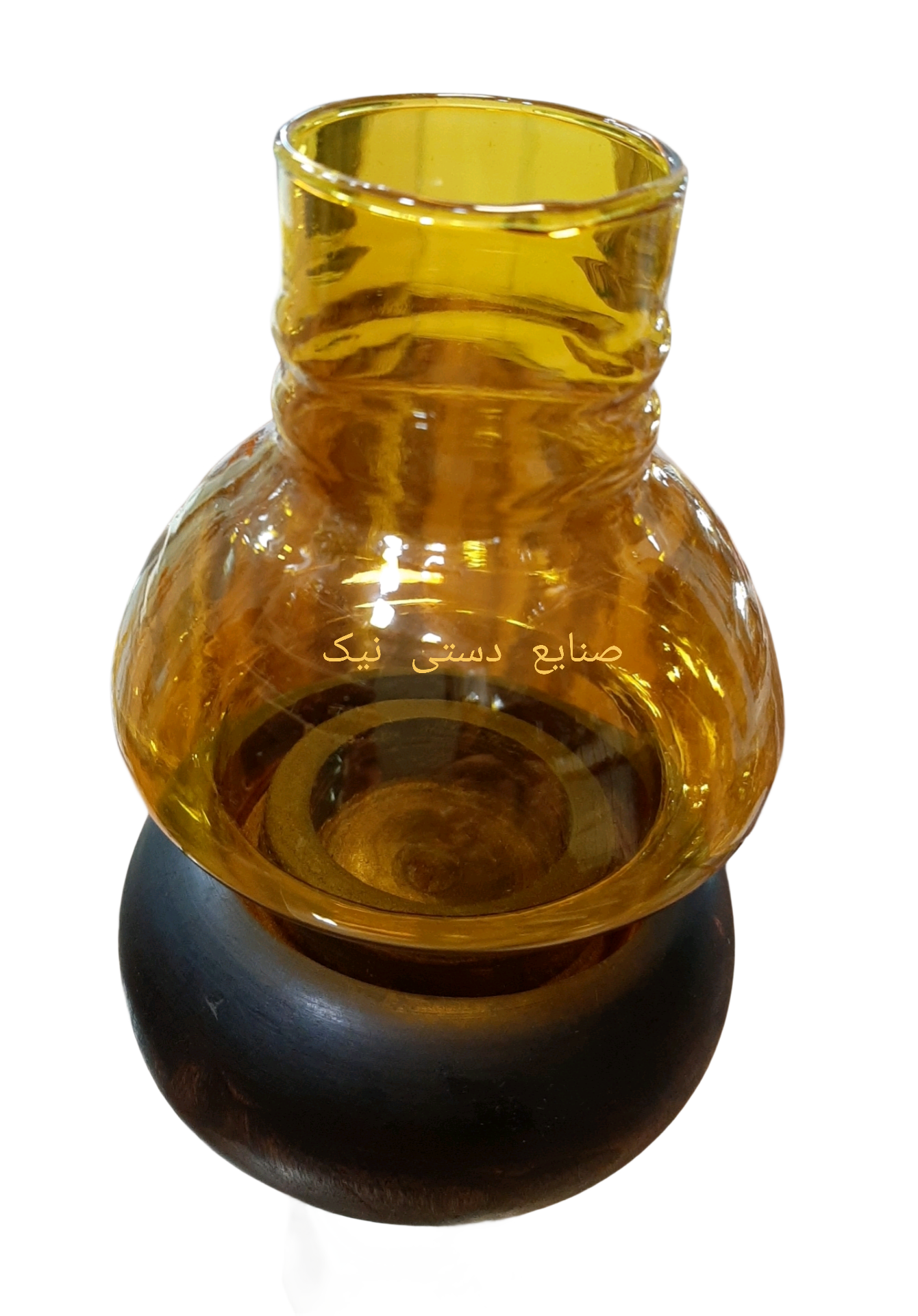 جاشمعی وارمردار گرد حبابدار / جا شمعی چوبی وارمردار / جاشمعی تایلندی حباب دار وارمردار / جاشمی چوبی حبابدار / وارمر چوبی حباب دار / جا وارمردار حبابی