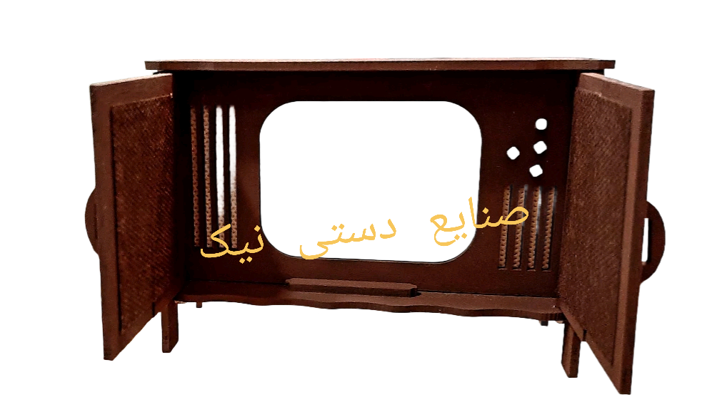 ماکت تلویزیون کمدی چوبی قدیمی / تلویزیون قدیمی / ماکت تلویزیون دکوری مینیاتور / تلویزون دکوری / تلویزیون کمدی قدیمی دکوری / تلویزیون چوبی