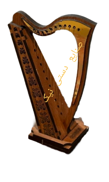 ماکت ساز چنگ / چنگ مینیاتور / ماکت چنگ / ساز چنگ دکوری / چنگ دکوری / ساز چنگ دکوری