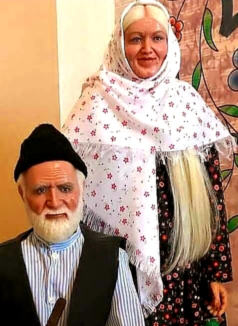 مجسمه پدربزرگ و مادربزرگ / پدربزرگ / مادربزرگ / پدربزرگ سنتی / مادربزرگ سنتی